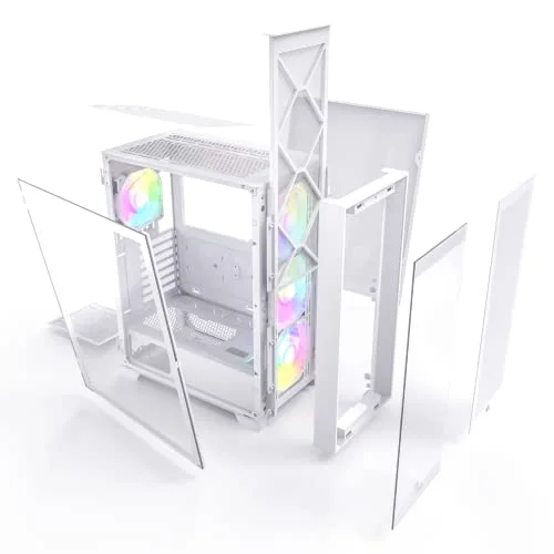Montech Air 1000 Premium ATX RGB White - vue 7