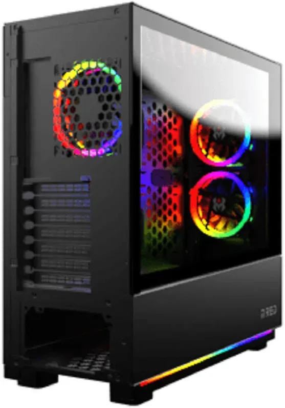 M.RED ELITE BLACK ATX RGB - vue 3