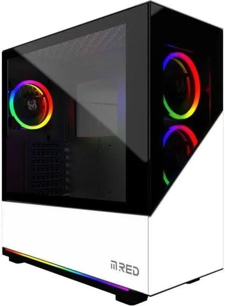 M.RED ELITE WHITE ATX RGB - vue 4