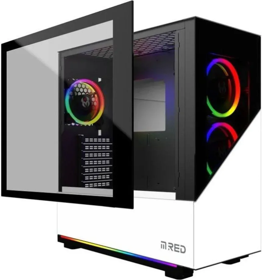 M.RED ELITE WHITE ATX RGB - vue 5