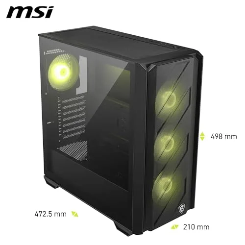 MSI MAG FORGE 330R AIRFLOW mATX - vue 2