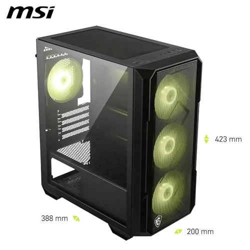 MSI MAG FORGE M120R AIRFLOW mATX RGB - vue 2