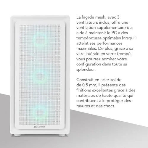NOX Hummer AERO ATX RGB - vue 4