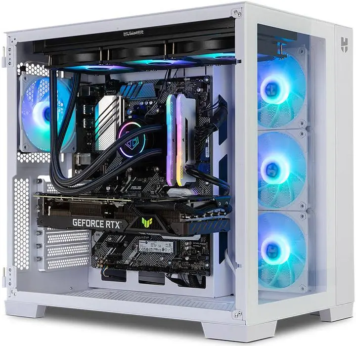 Nox Hummer Astra RGB White ATX - vue 2