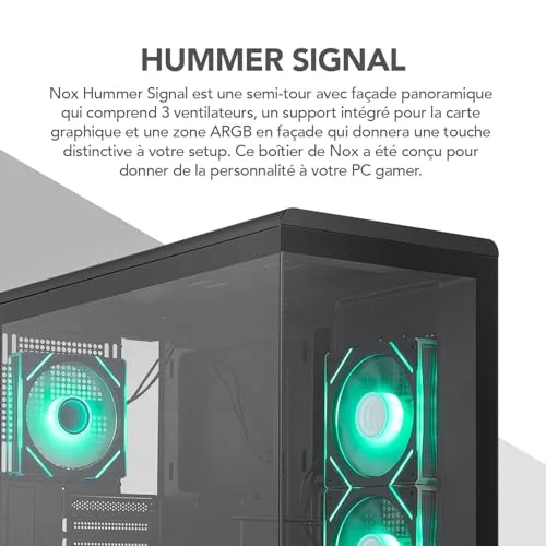 Nox Hummer Signal ARGB ATX RGB - vue 4