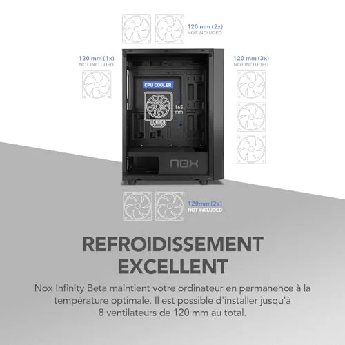 NOX Infinity Beta mATX - vue 6