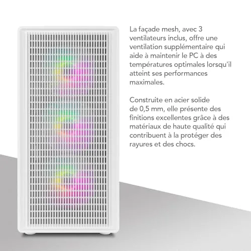 NOX Infinity IOTA Mesh ARGB White - vue 5