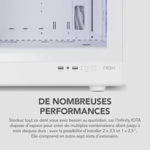 NOX Infinity IOTA Mesh ARGB White - vue 8