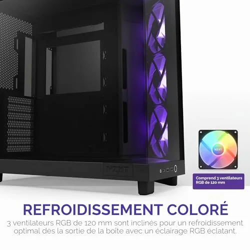 NZXT H6 Flow RGB ATX - vue 4