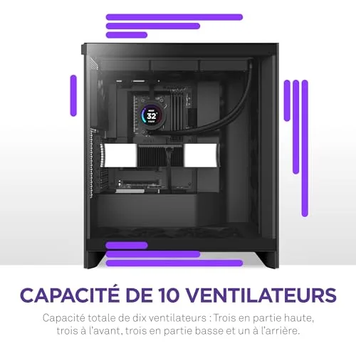 NZXT H7 Flow ATX - vue 7