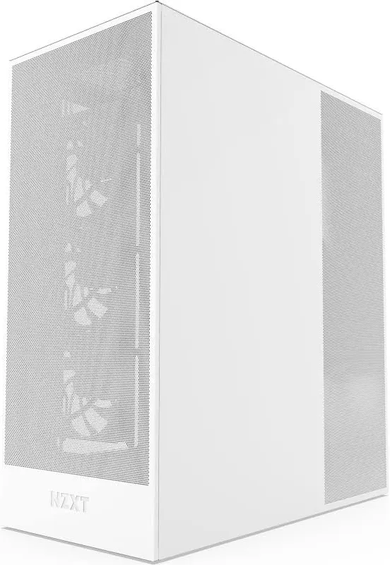 NZXT H7 Flow White E-ATX - vue 3