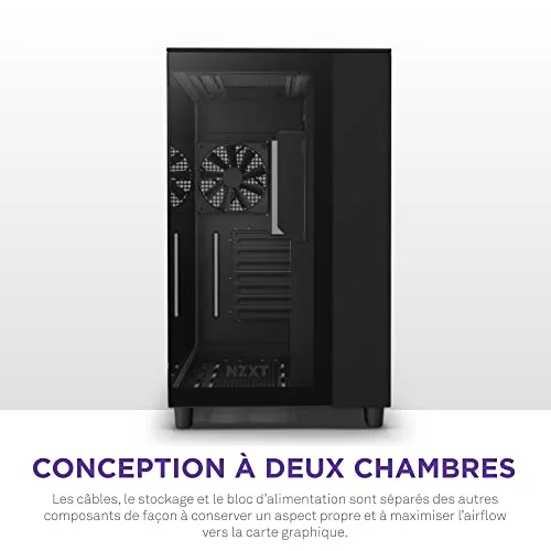 NZXT H9 Flow ATX White - vue 4