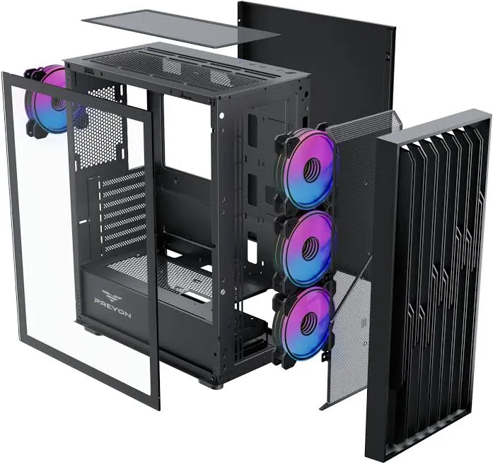 Preyon Nest Quarry E-ATX RGB - vue 2