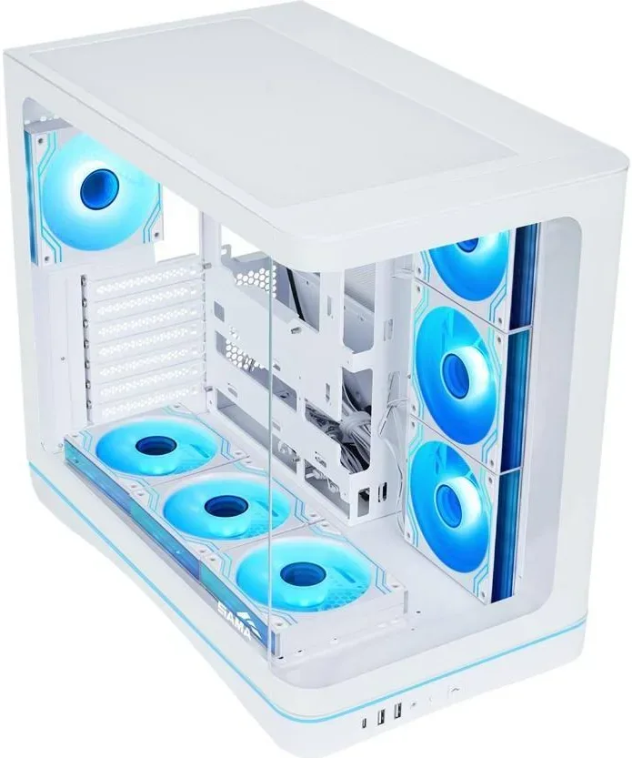 Sama Gears V62 ATX RGB White - vue 2