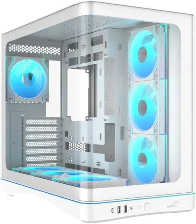 Sama Gears V62 ATX RGB White