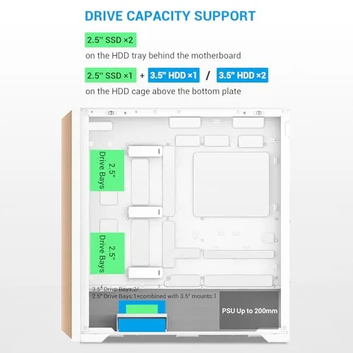 Sama Gears Z60 ATX White - vue 7