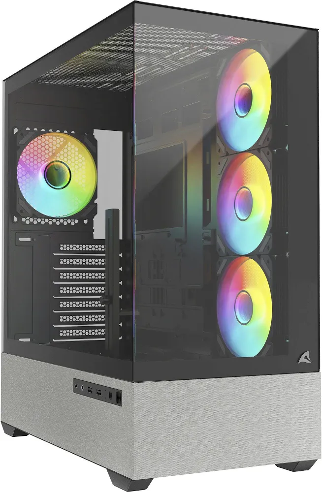 Sharkoon AK7 ARGB mATX RGB - vue 2