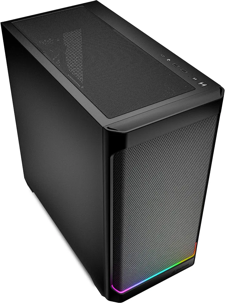 Sharkoon MK4 RGB mATX RGB - vue 3