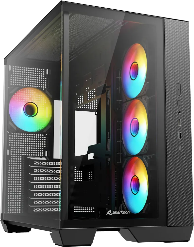 Sharkoon Steel Shark mATX - vue 2