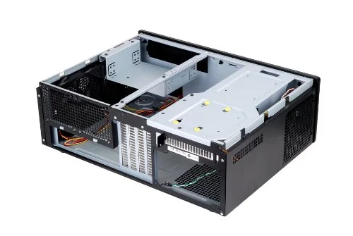 SilverStone SST-GD05B USB 3.0 - Grandia Boîtier PC HTPC Micro ATX Haute performance du flux dair silencieux noir - vue 3