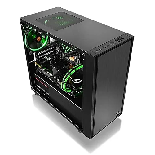 THERMALTAKE BOITIER PC Versa H17 Fenêtre - Mini Tour - Noir - Format Micro ATX (CA-1J1-00S1WN-00) - vue 6