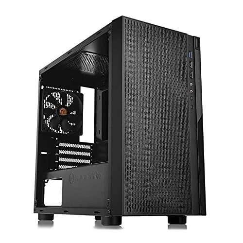 THERMALTAKE BOITIER PC Versa H18 Fenêtre - Mini Tour - Noir - Format Micro ATX (CA-1J4-00S1WN-00) - vue 2