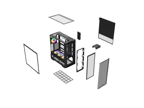 Thermaltake S380 TG ARGB E-ATX RGB - vue 7