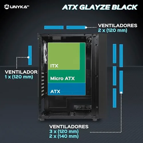 UNYKAch Glayze ATX RGB - vue 3