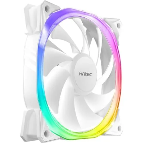 Ventilateur Boîtier PC - ANTEC - Fusion aRGB - 12 cm - Blanc/Transparent - RGB - vue 7