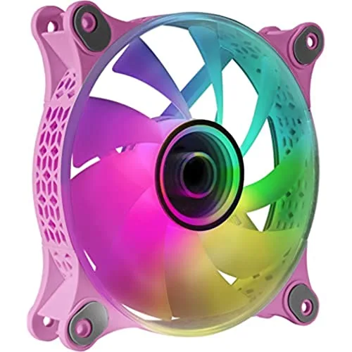 Mars Gaming MF-3D ARGB Ventilateur 120mm Rose