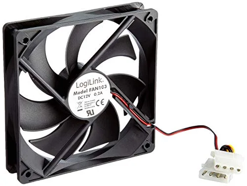 LogiLink FAN103 Ventilateur Boîtier PC 120mm 2000 RPM