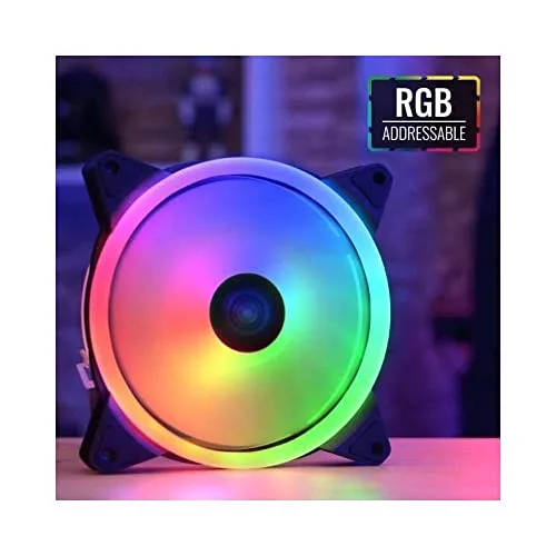 Ventilateur pour boitier PC - AEROCOOL - Duo 14 ARGB - 140mm - 1000 TPM - 232 dBA - vue 3