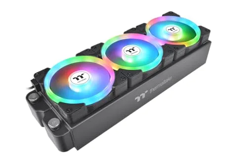Ventilateur pour boitier PC - THERMALTAKE - SWAFAN EX12 ARGB Sync - Blanc - 3x120mm A-RGB - 5626-5711CFM - vue 3