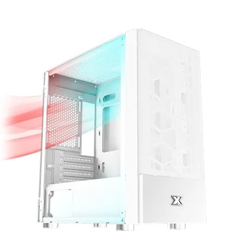 Xigmatek EN47772 Oreo Arctic mATX RGB - vue 2