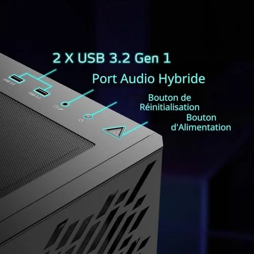 XPG Valor Air Tour mATX - vue 3