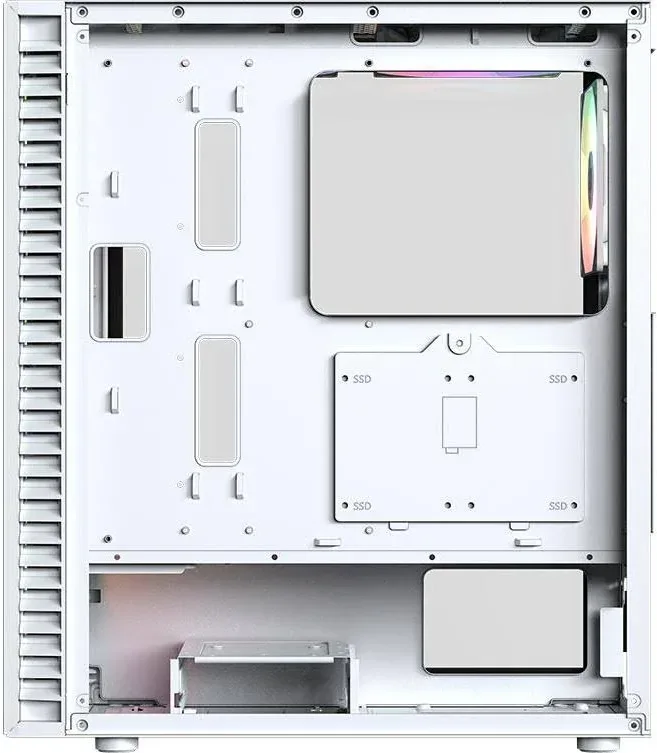 xyz AIRONE 100 Mesh ATX RGB White - vue 2