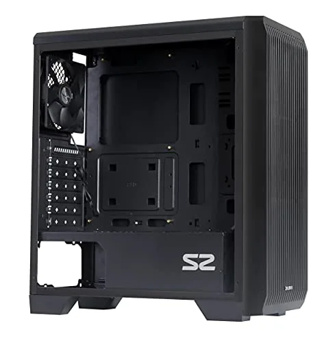 ZALMAN BOITIER PC S2 - Moyen Tour - Noir - Porte latérale transparent acrylique - Format ATX (S2BK) - vue 5