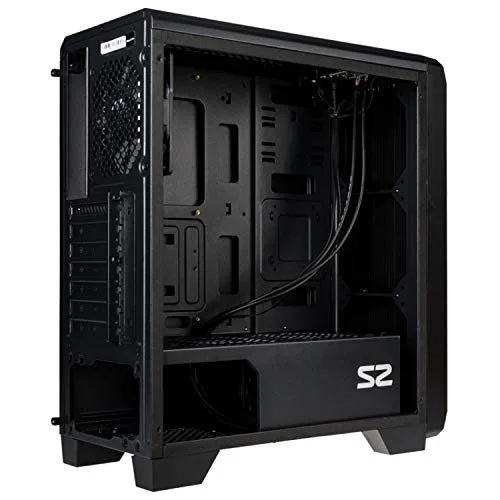 ZALMAN BOITIER PC S2 - Moyen Tour - Noir - Porte latérale transparent acrylique - Format ATX (S2BK) - vue 6