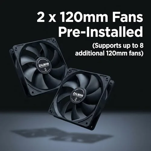 ZALMAN BOITIER PC S4 - Moyen Tour - Noir - Format ATX (S4BK) - vue 4
