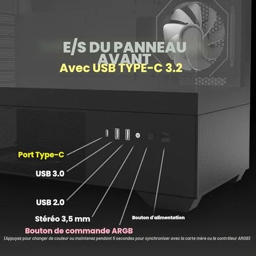 Zalman CHRONIX Black ATX - vue 7