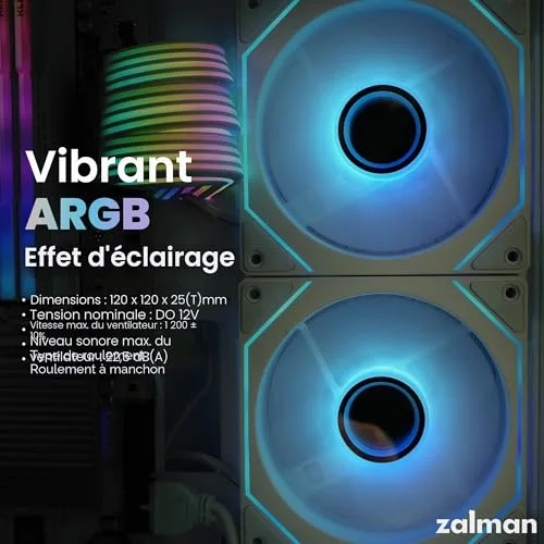 Zalman CHRONIX White ATX - vue 5