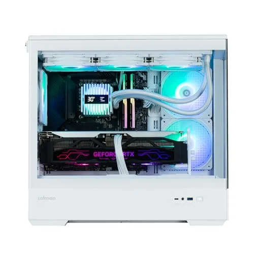 Zalman P30 V2 mATX RGB White - vue 7