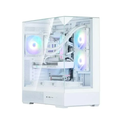 Zalman P40 Prism ATX RGB White - vue 2