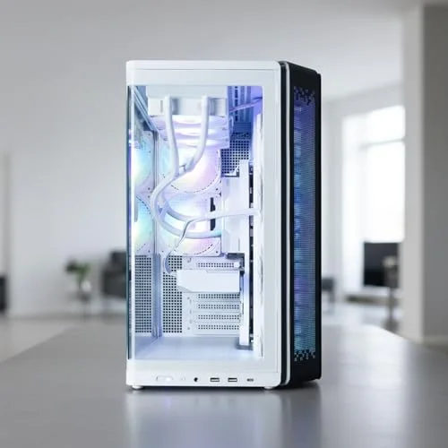 Zalman P60 White ATX RGB - vue 2