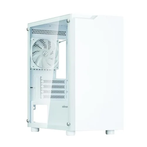 Zalman T4 Plus mATX RGB White - vue 3