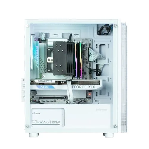 Zalman T4 Plus mATX RGB White - vue 6