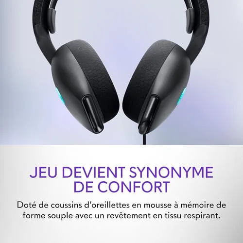 Alienware AW520H Casque Gaming Filaire Dark Side of The Moon 40mm - vue 5