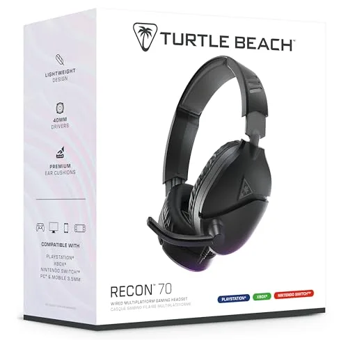Casque de gaming multi-plateforme - TURTLE BEACH - Recon 70P - Noir - vue 9