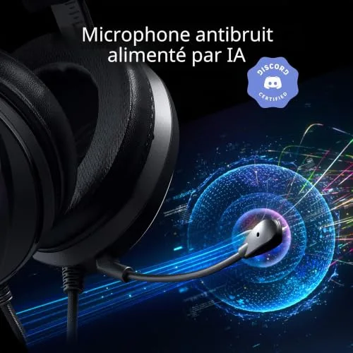 Asus ROG Theta 7.1 Casque gaming surround 7.1 vrai USB-C - vue 5