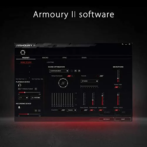 Asus ROG Theta 7.1 Casque gaming surround 7.1 vrai USB-C - vue 7
